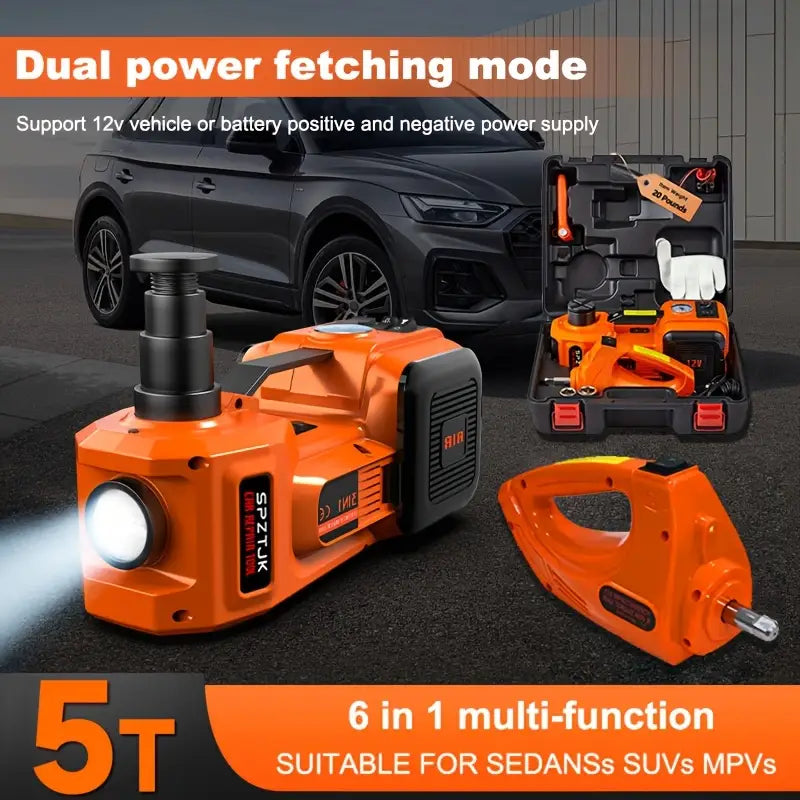 Electric Hydraulic Car Jack Kit