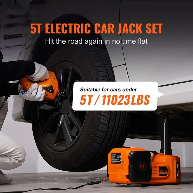 Electric Hydraulic Car Jack Kit