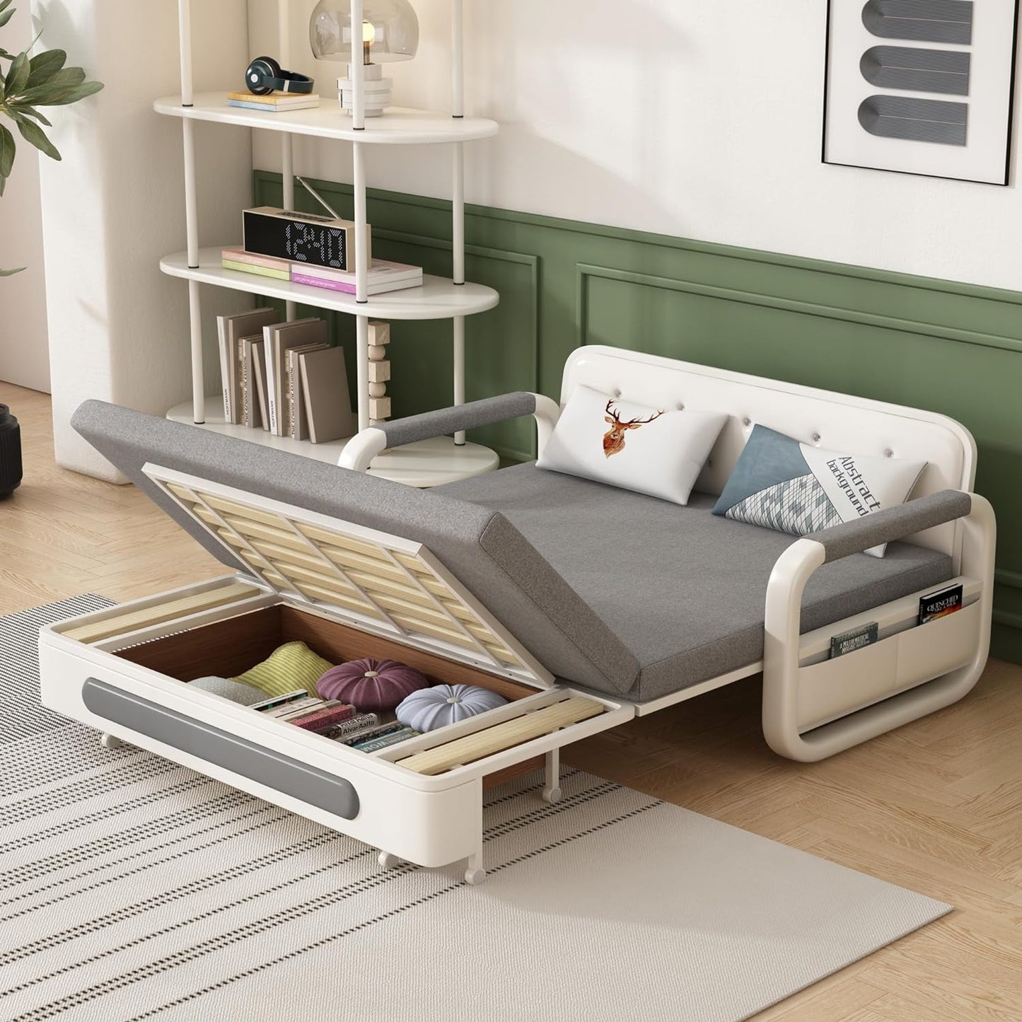 Foldable Storage Sofa Bed