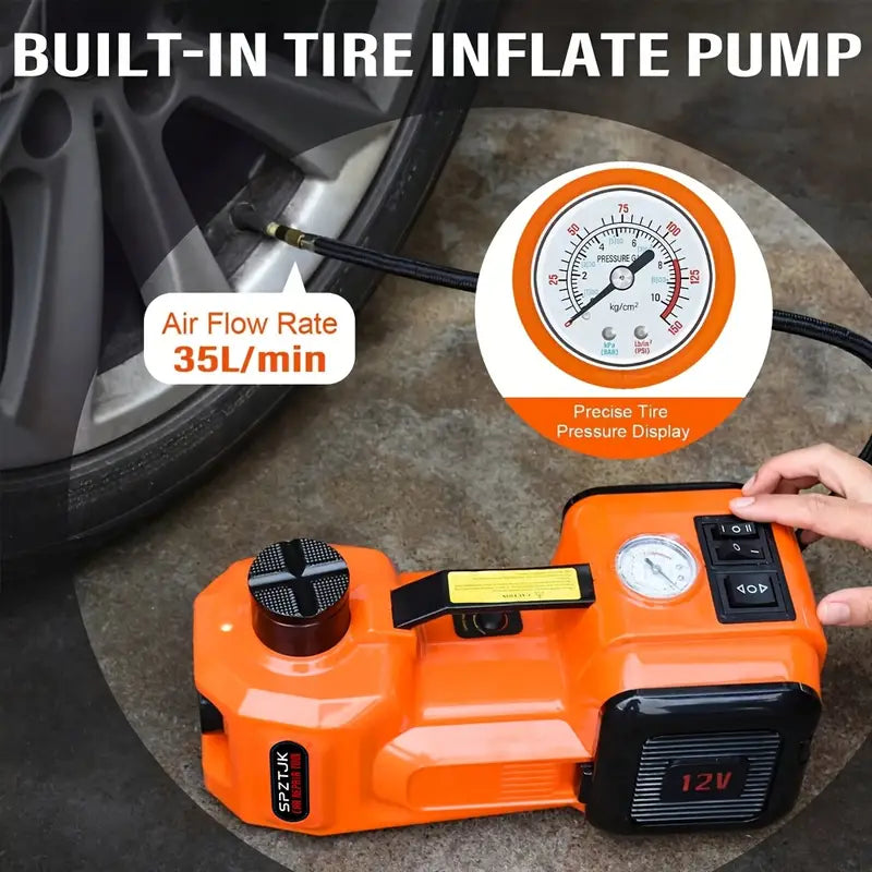 Electric Hydraulic Car Jack Kit