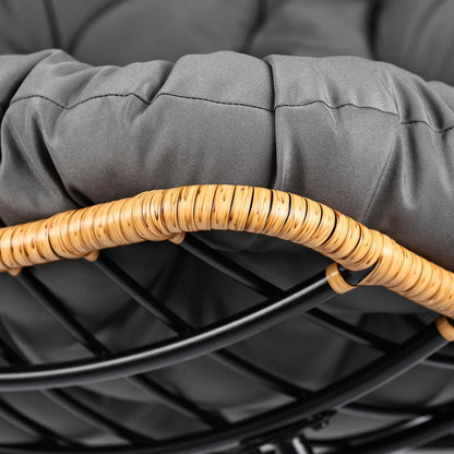 Oversized Egg-Shaped Rocking Recliner Chair